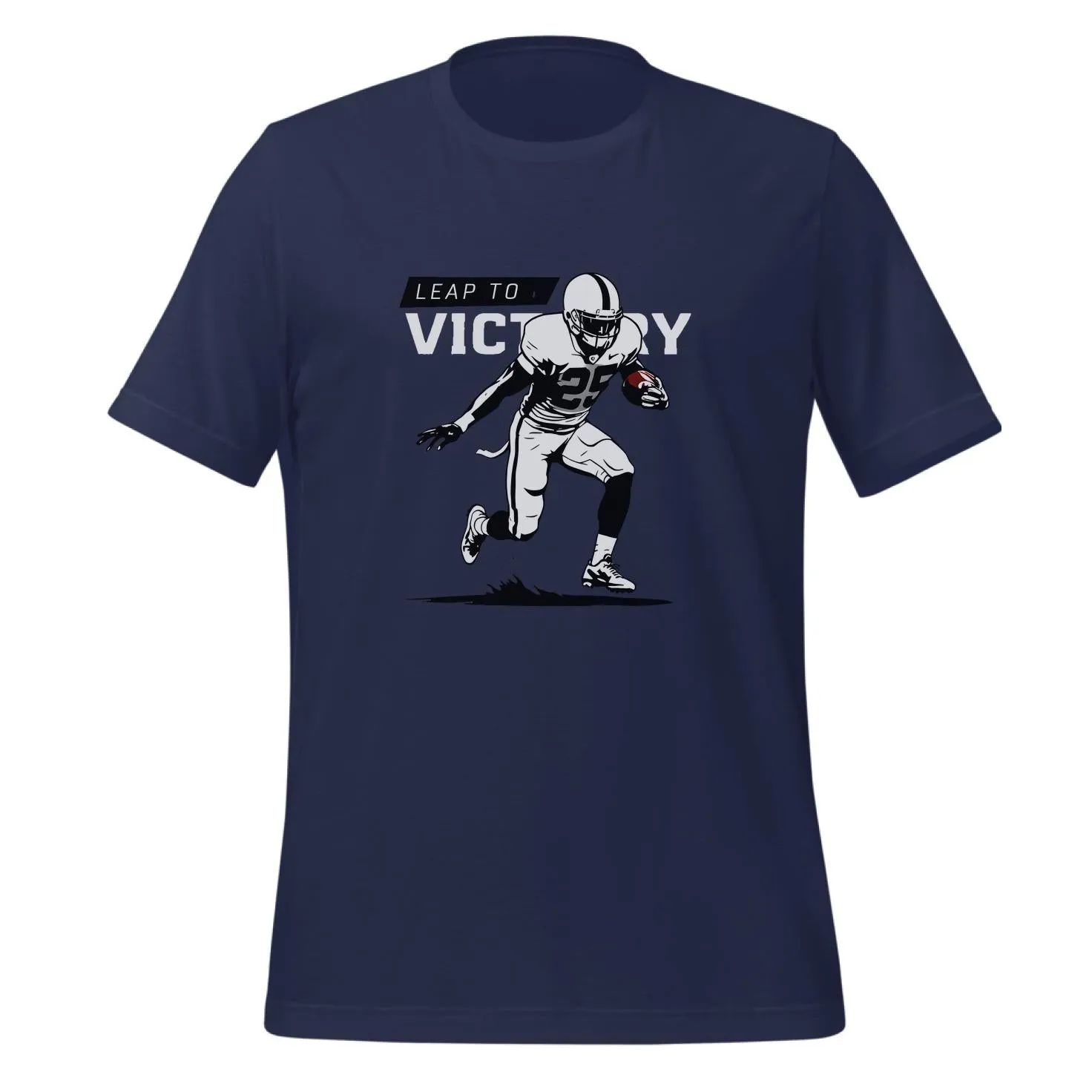 Leap to Victory Football Player Design | Classic T-Shirt (Unisex)