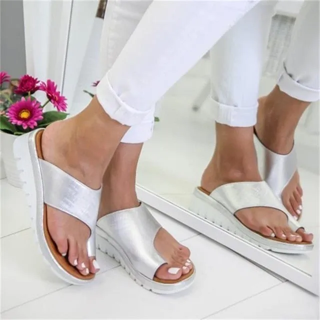 Leather Sandals Summer Shoes for Women