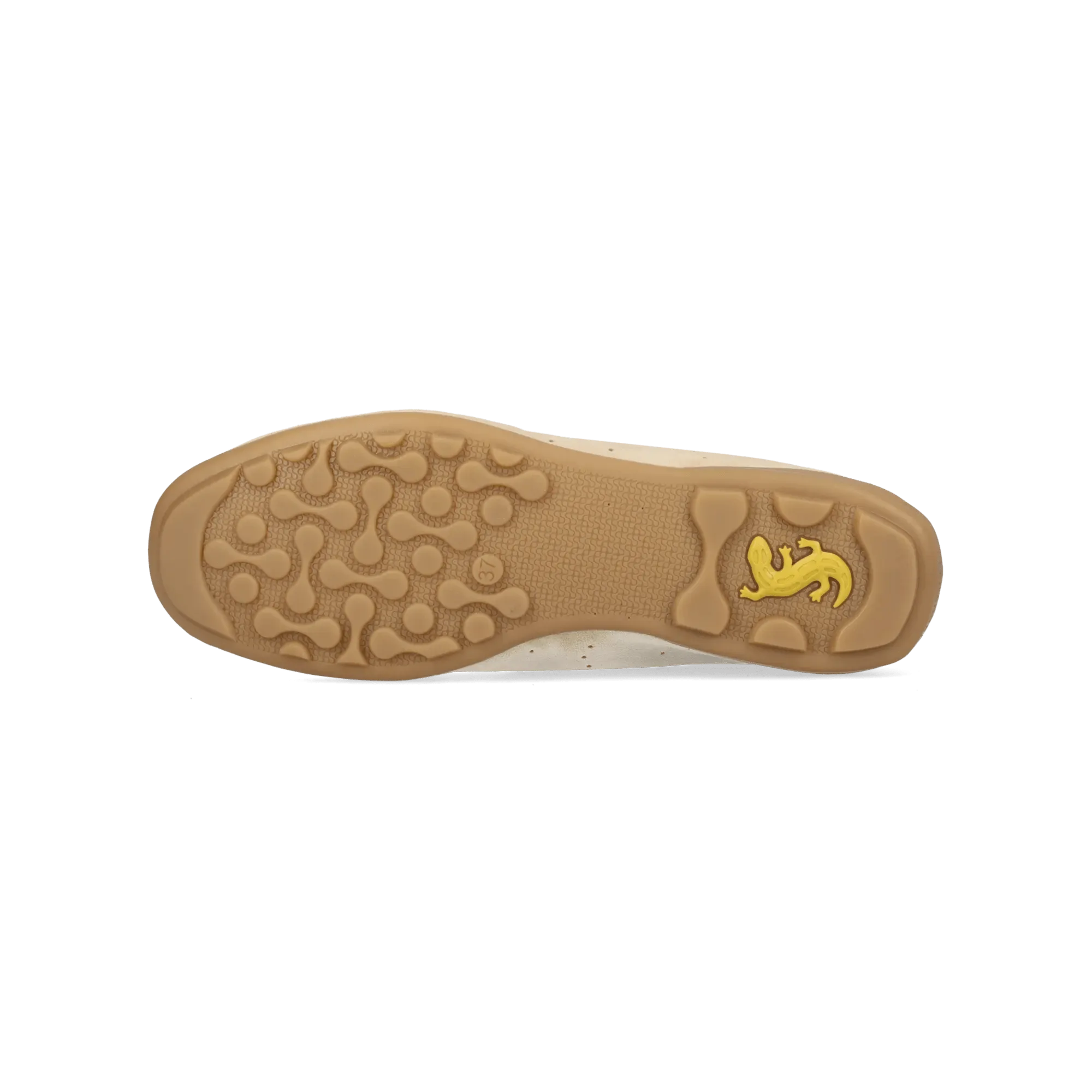 Leder Schnürer beige