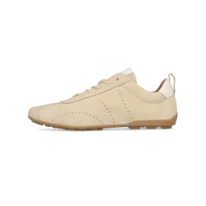 Leder Schnürer beige