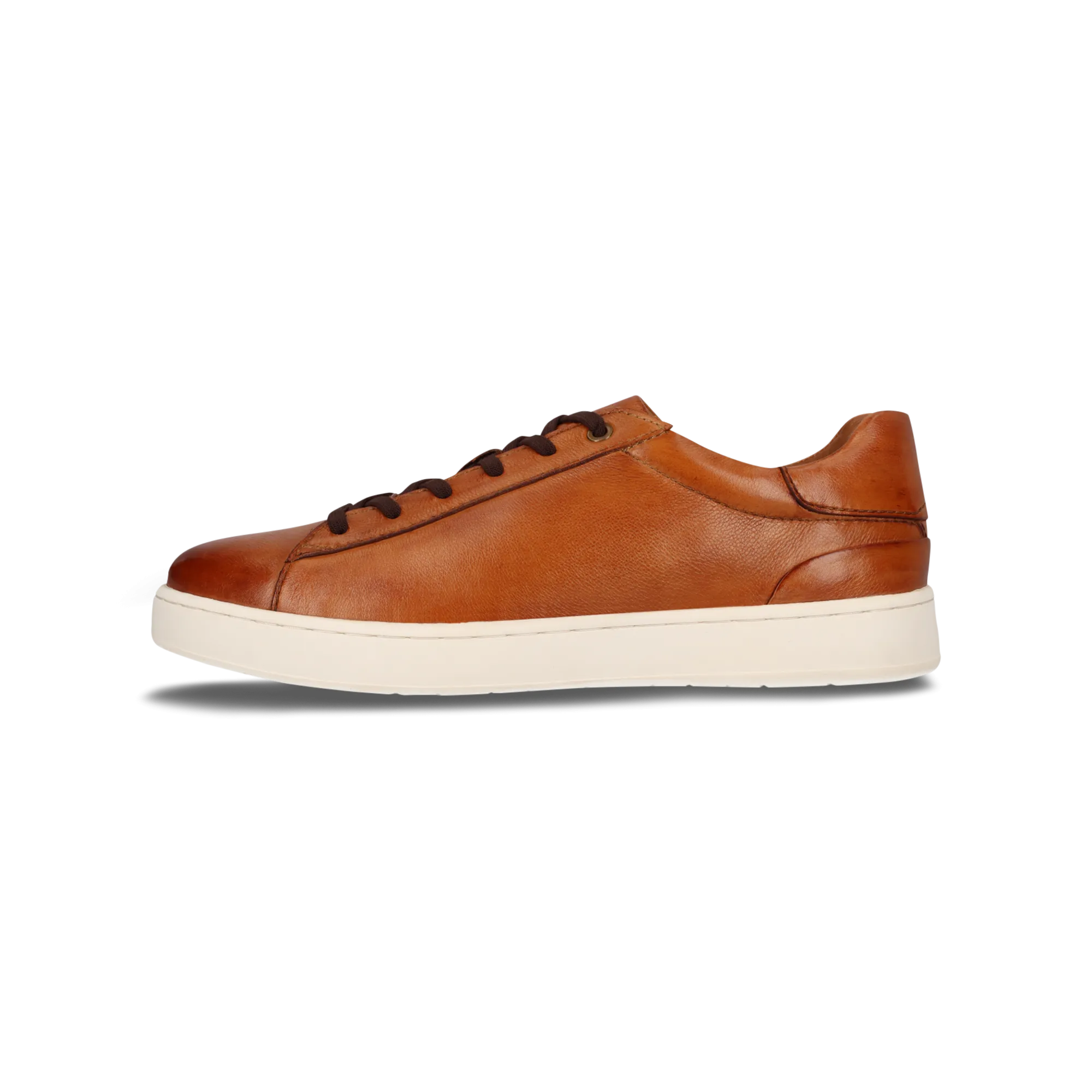 Leder Sneaker cognac