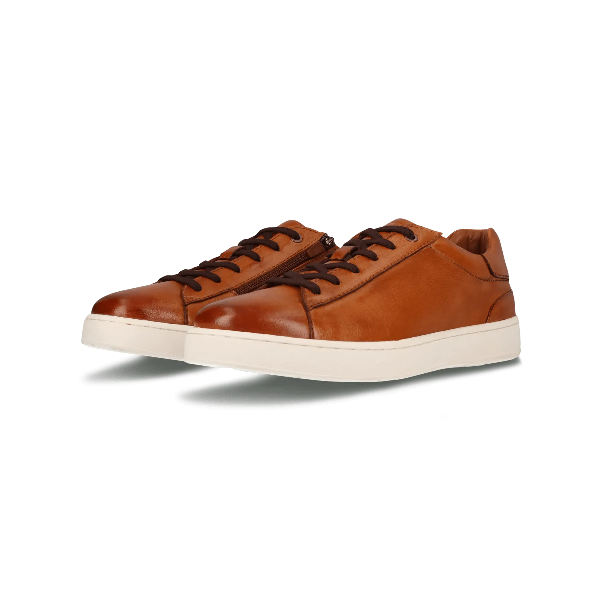 Leder Sneaker cognac