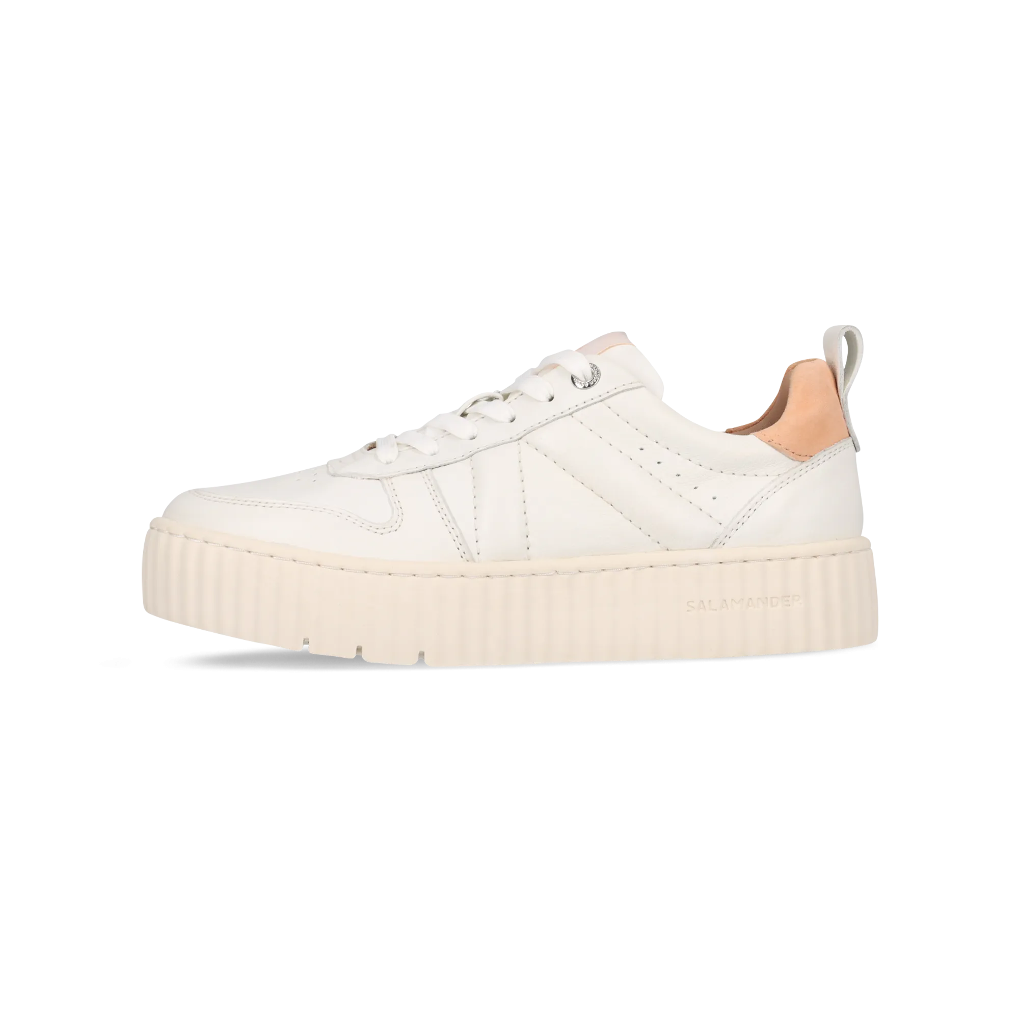 Leder Sneaker weiß