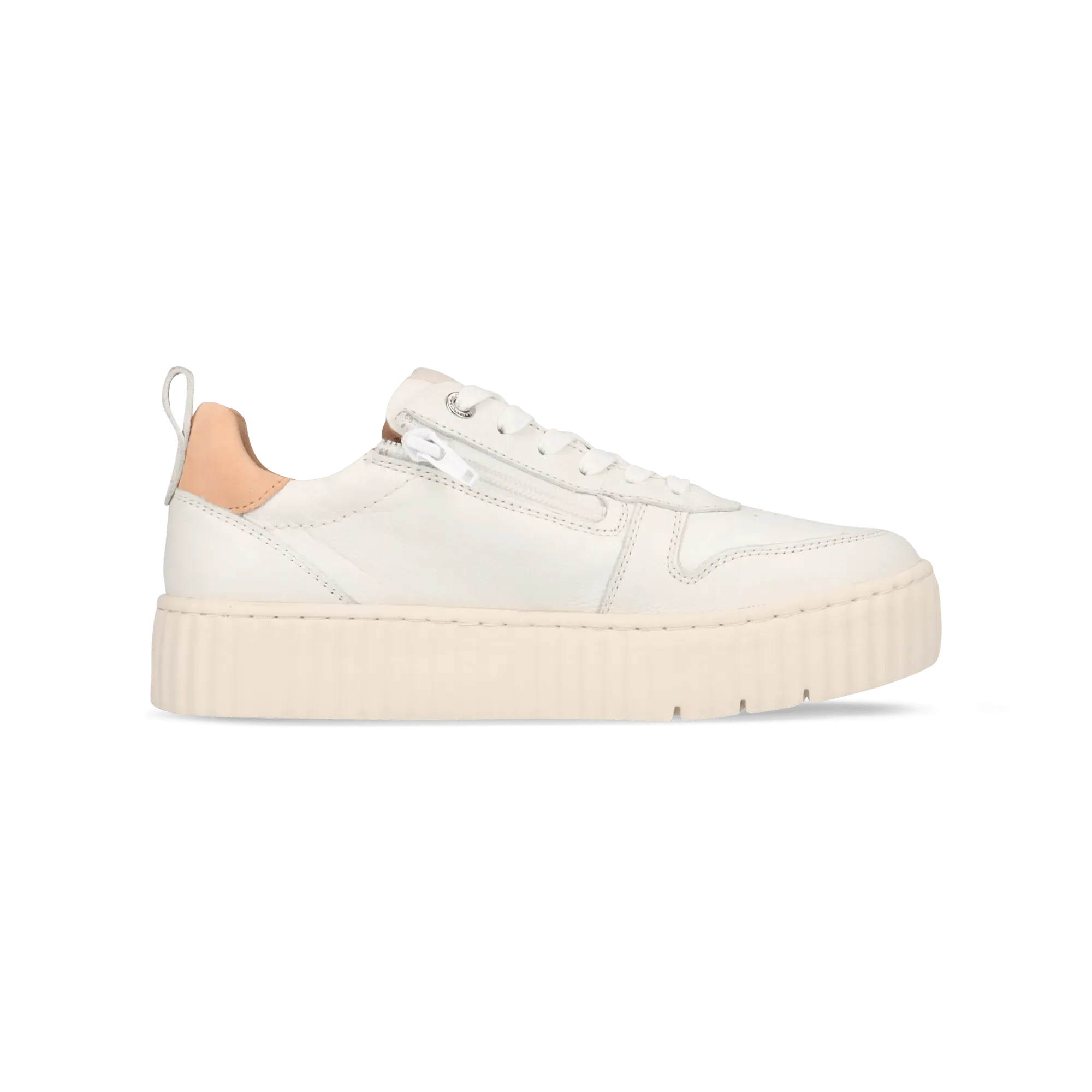 Leder Sneaker weiß