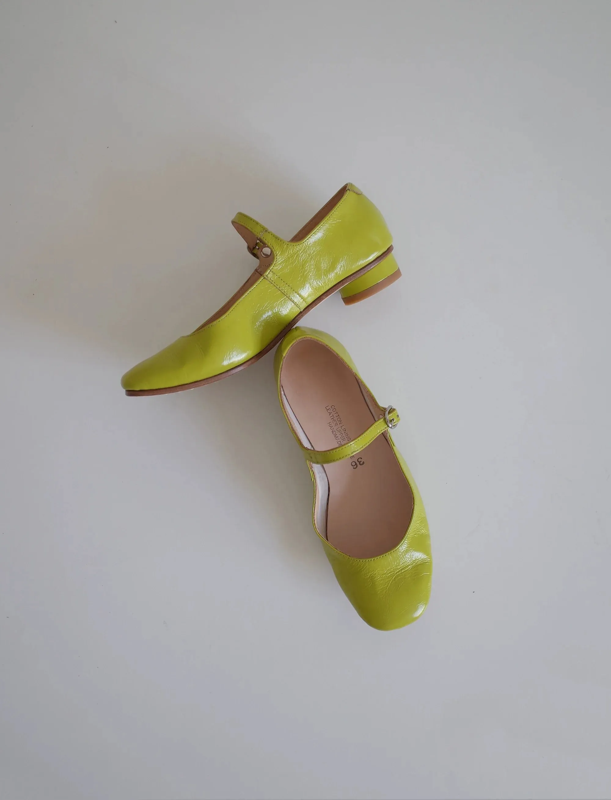 Lime Green Mary Jane Shoes