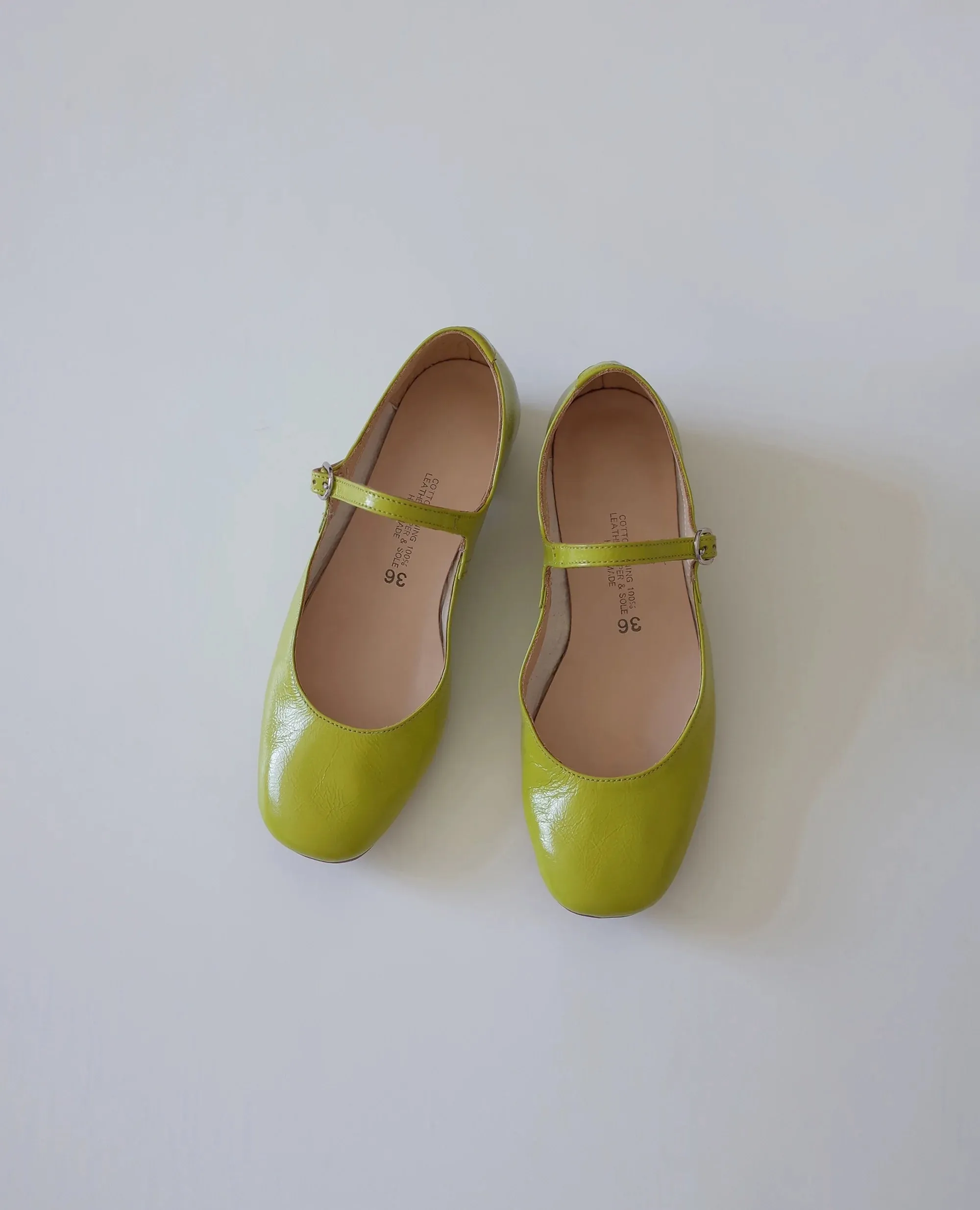 Lime Green Mary Jane Shoes