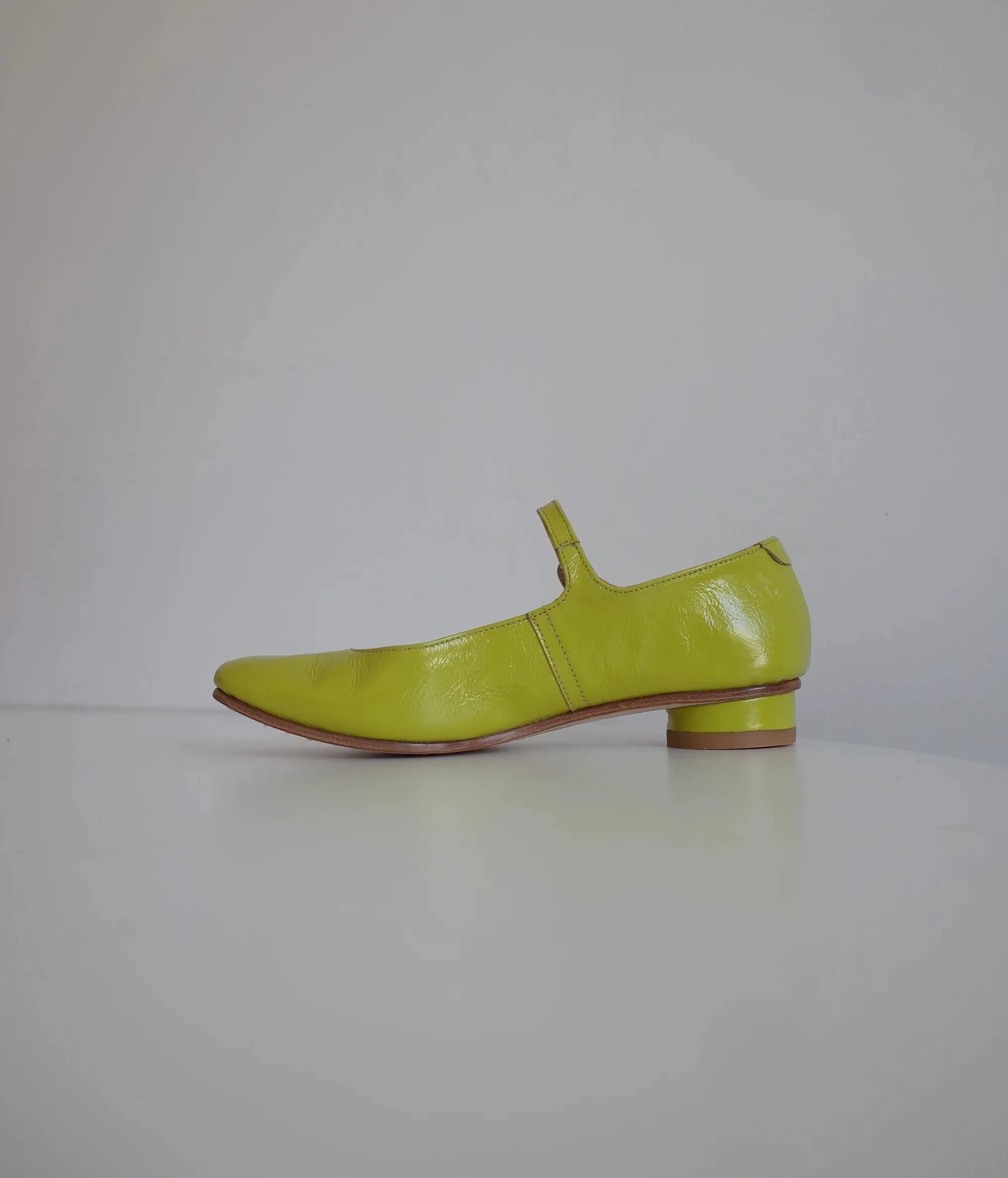 Lime Green Mary Jane Shoes