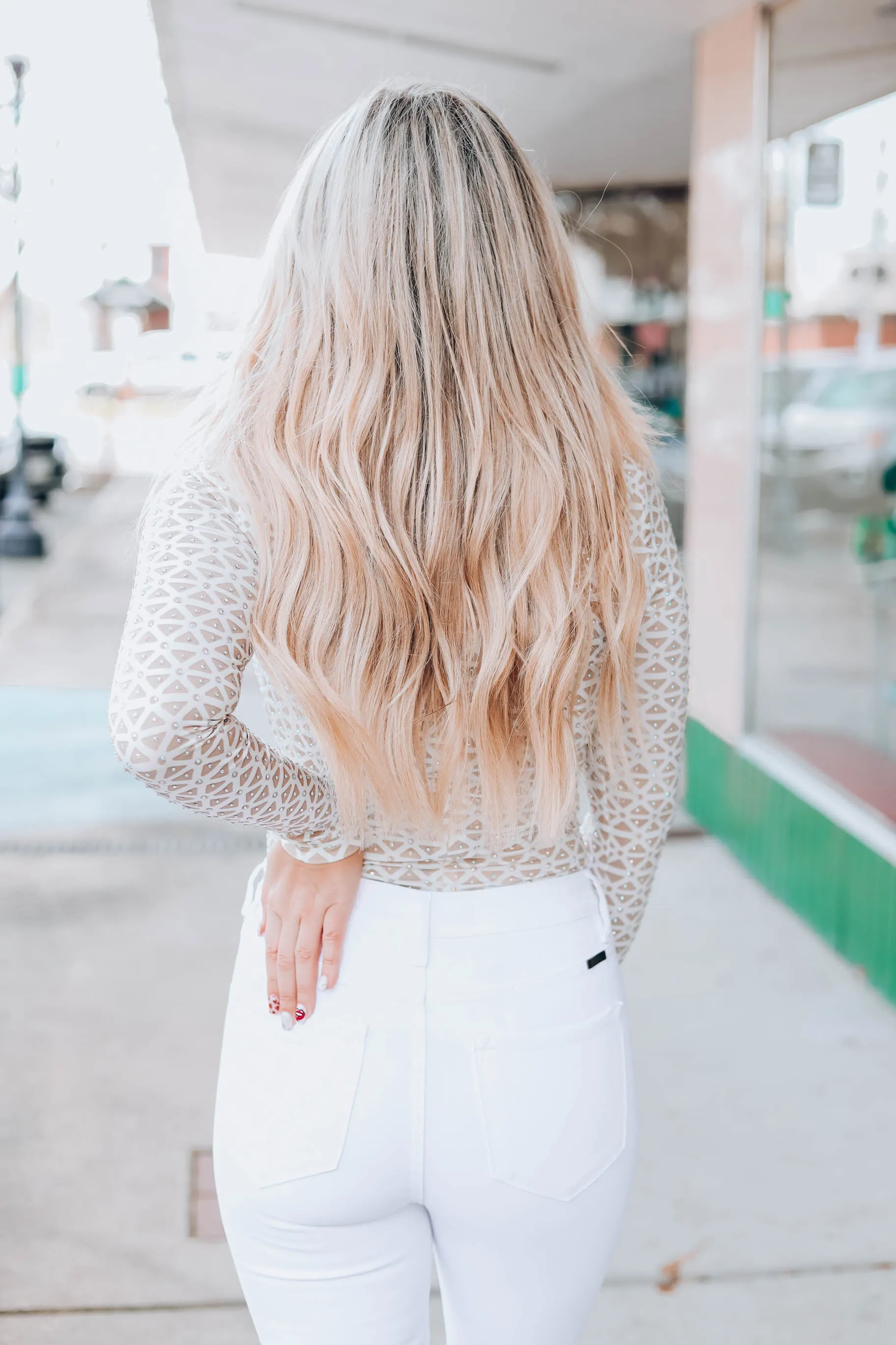 Loved You Forever Bodysuit - Nude/White