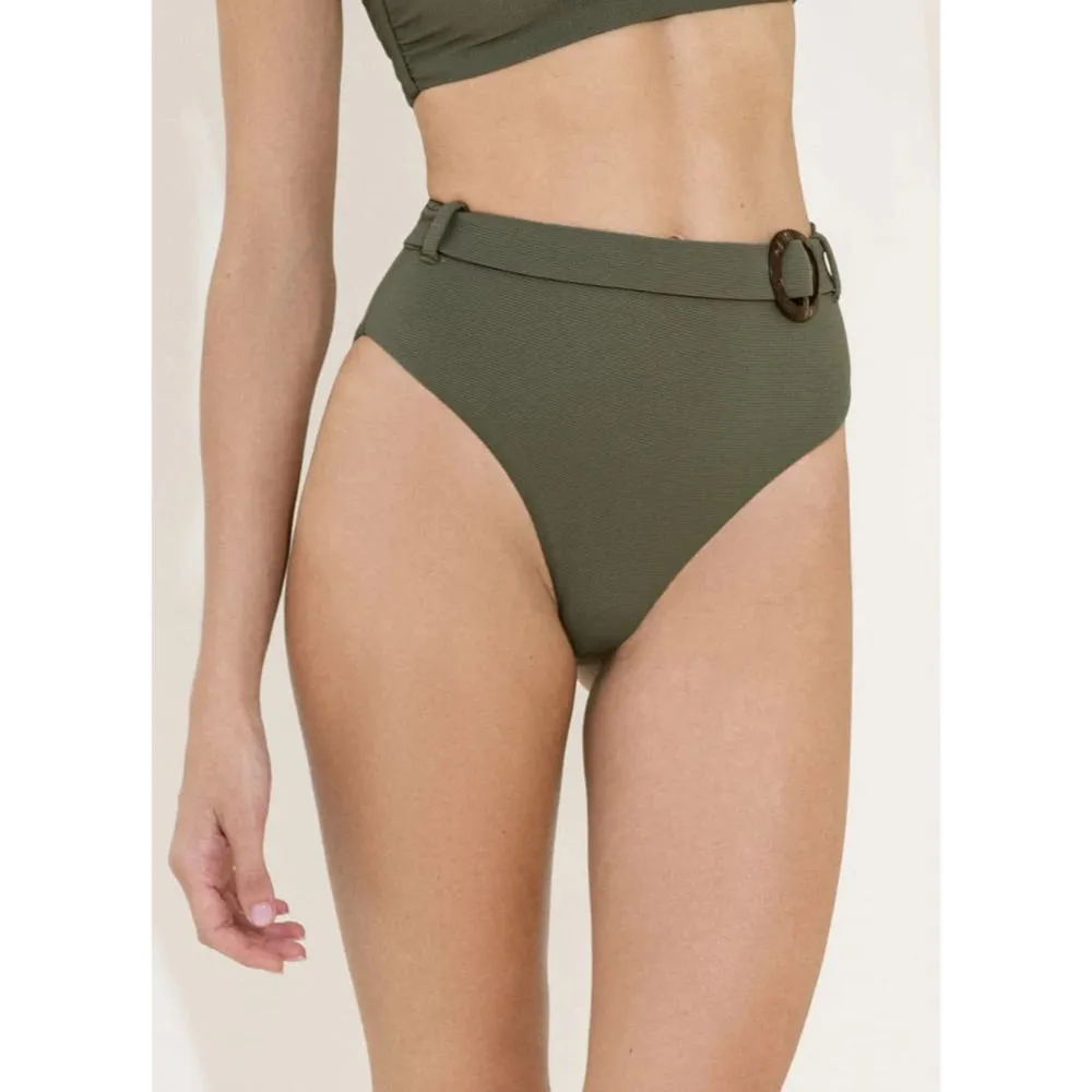 MAAJI PINE GREEN WHITNEY HIGH LEG BOTTOM