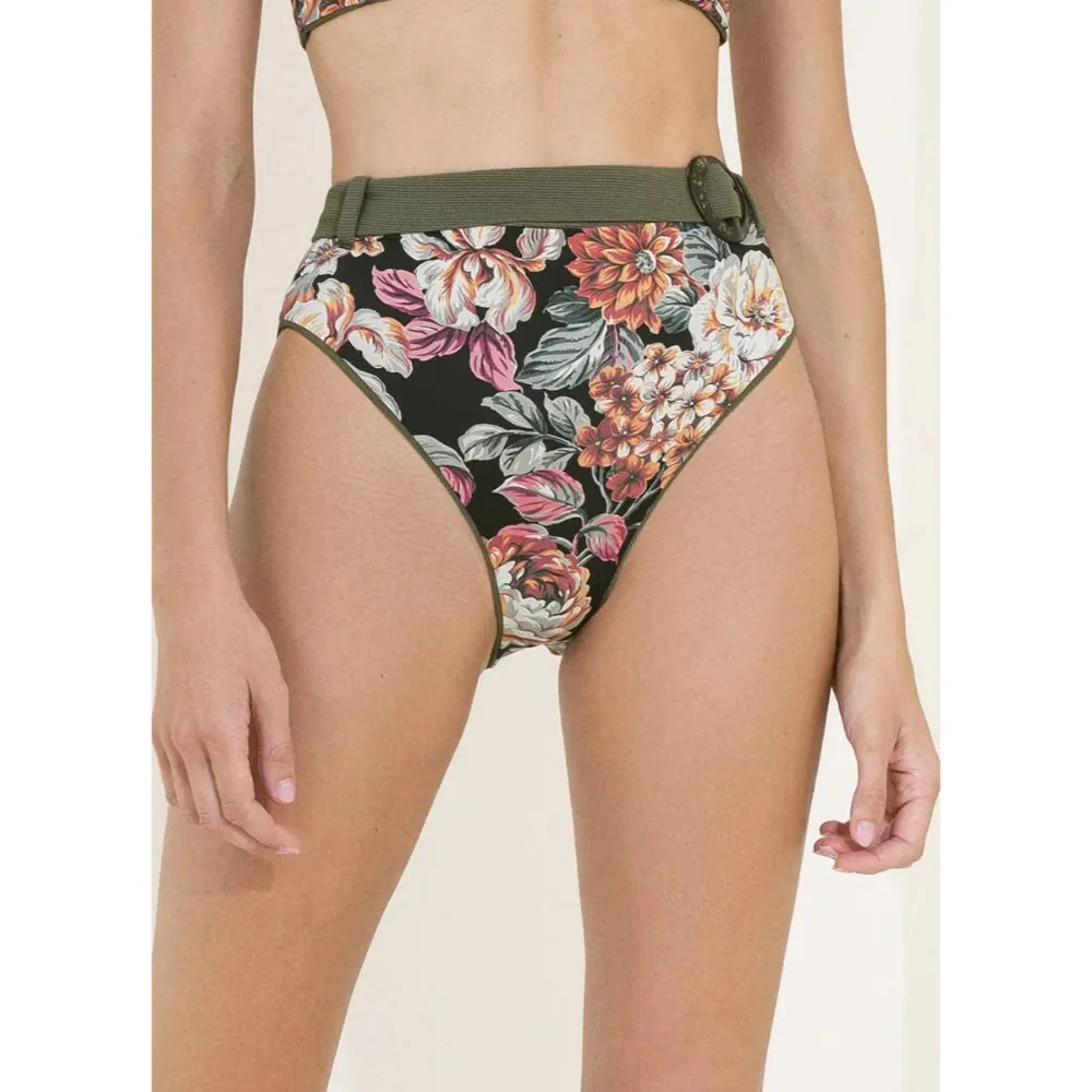 MAAJI PINE GREEN WHITNEY HIGH LEG BOTTOM