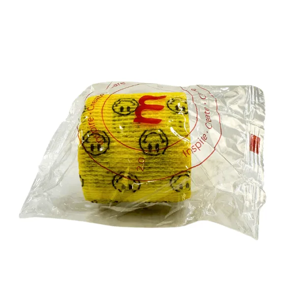 Magnum Cohesive Grip Wrap – Smiley Faces