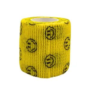 Magnum Cohesive Grip Wrap – Smiley Faces