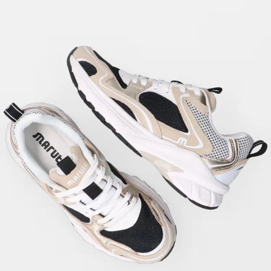Maruti Novi Leather -  Beige / Black / White