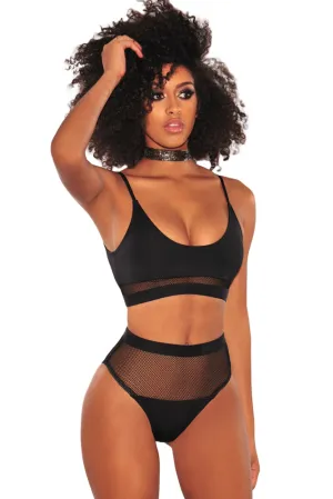 Melissa Fishnet High Waist Bikini