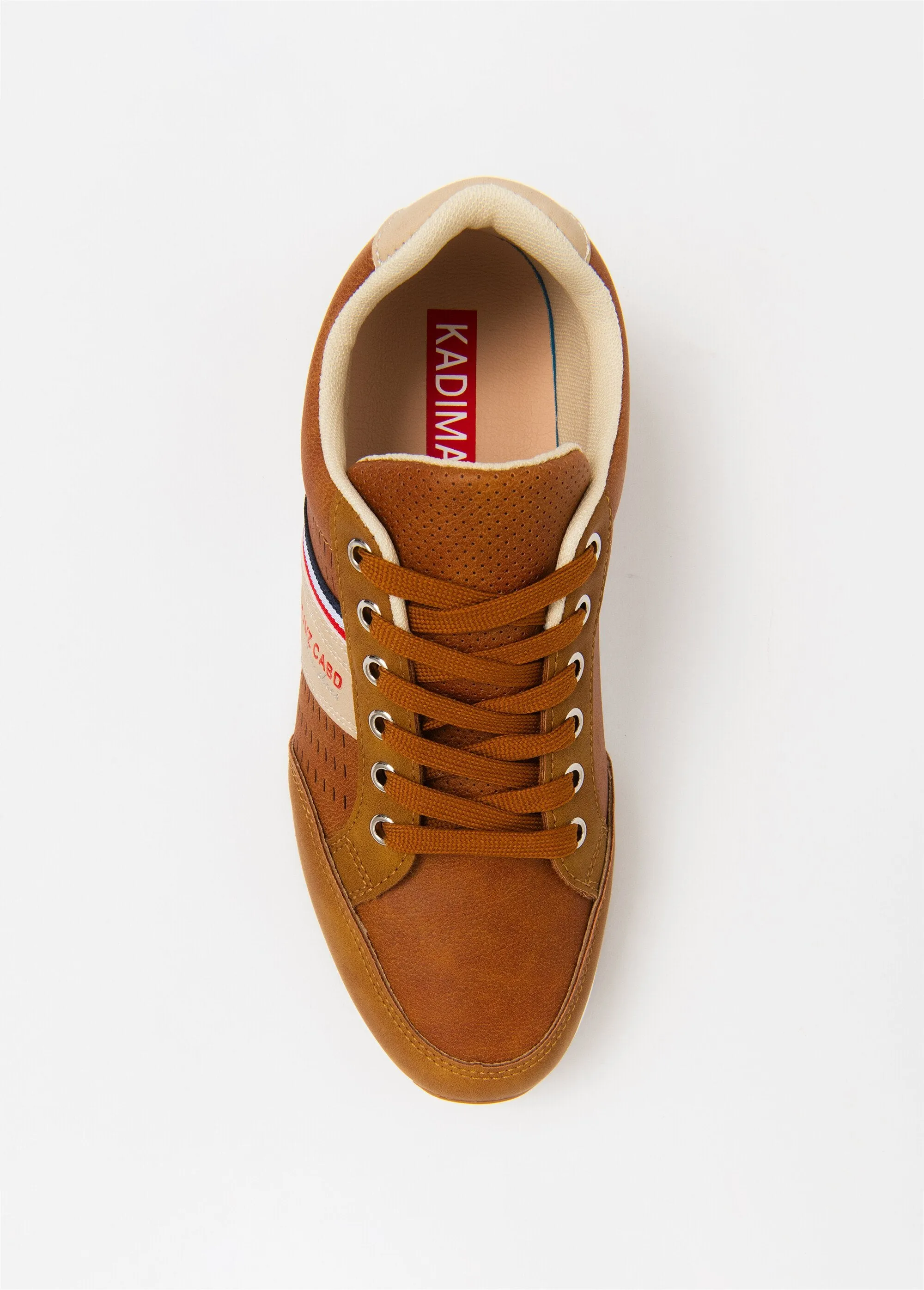 Men's multi-material sneakers