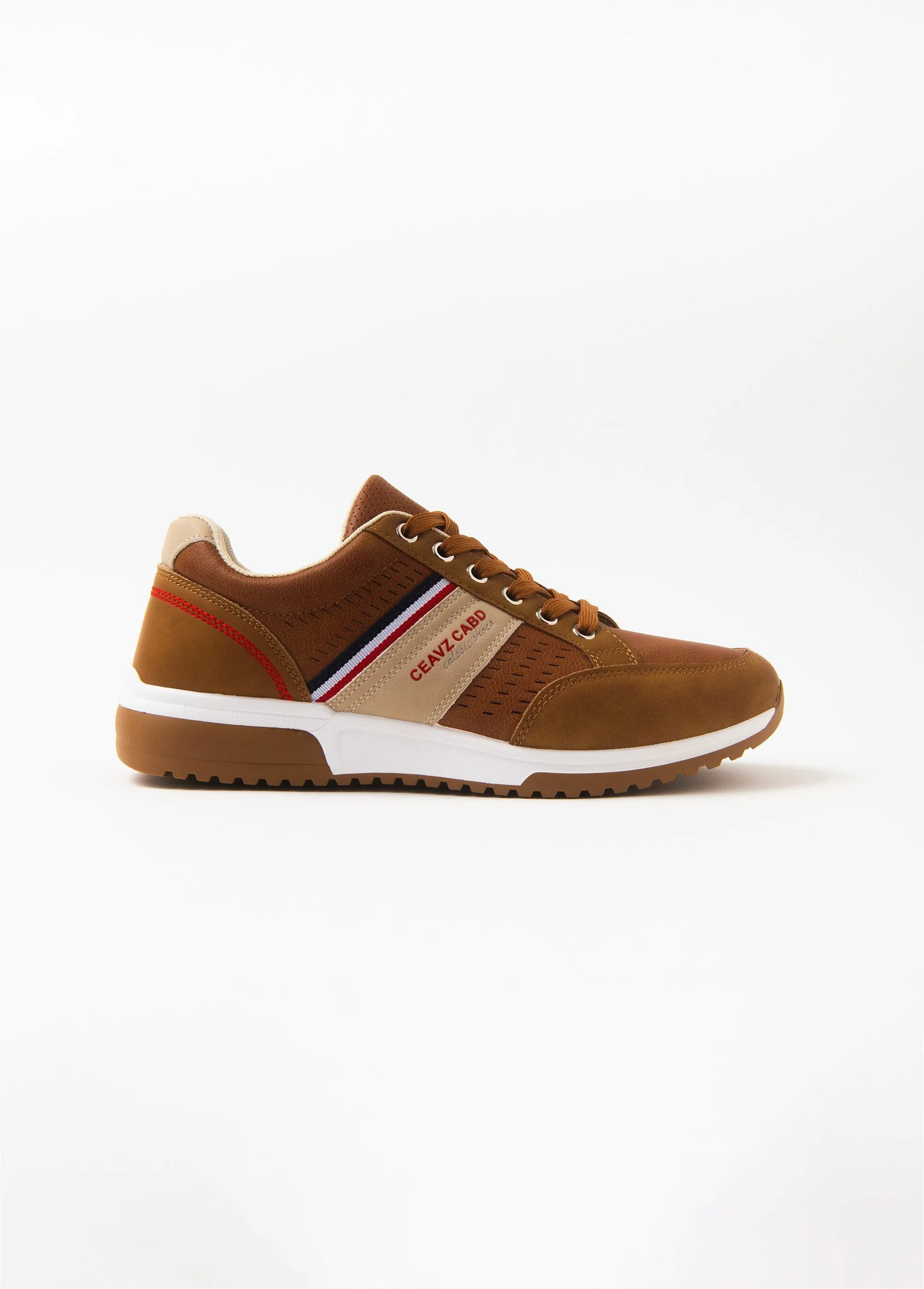 Men's multi-material sneakers