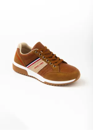 Men's multi-material sneakers