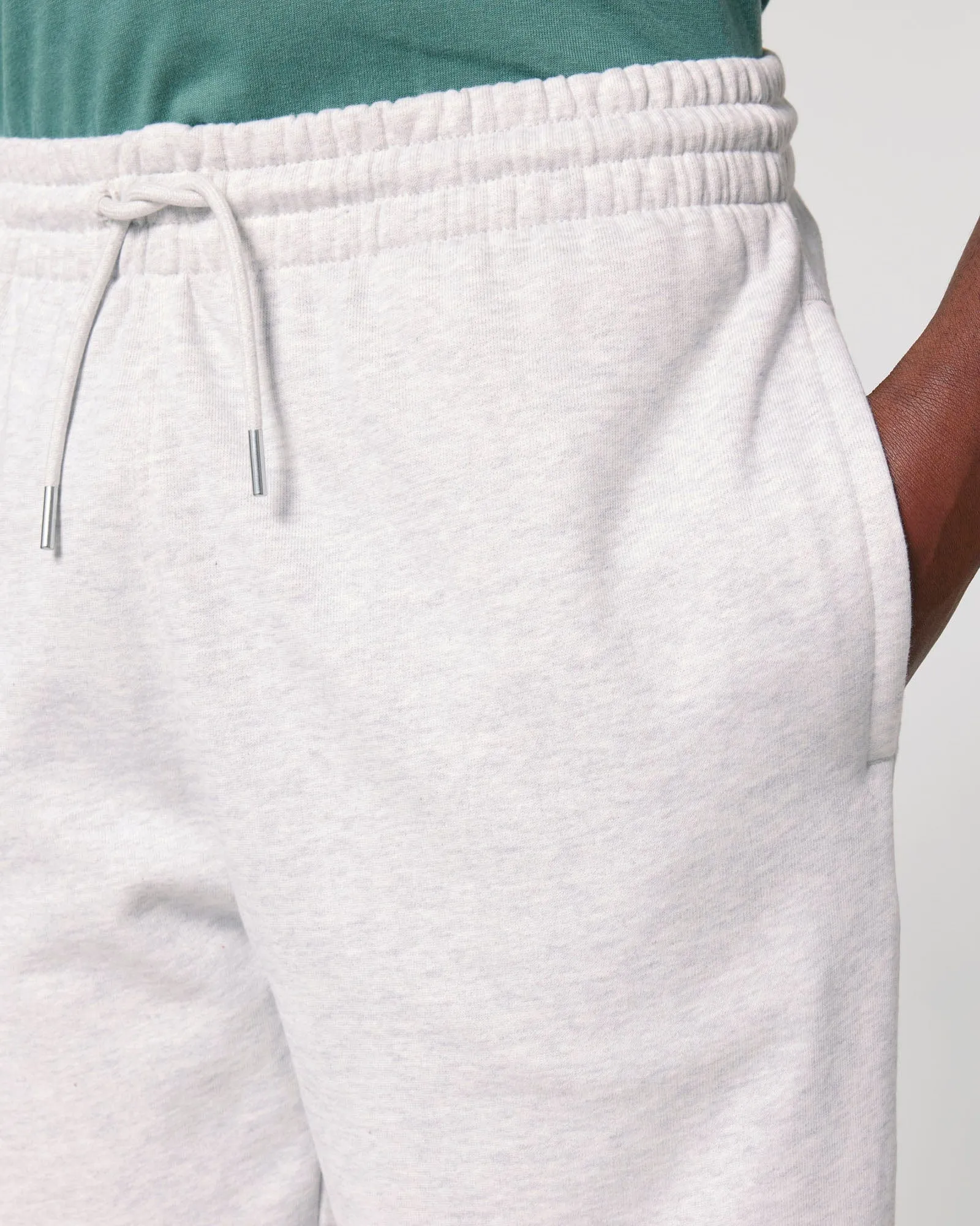 Men's Organic Cotton Relaxed Fit Joggers | Cloud Grey Marl