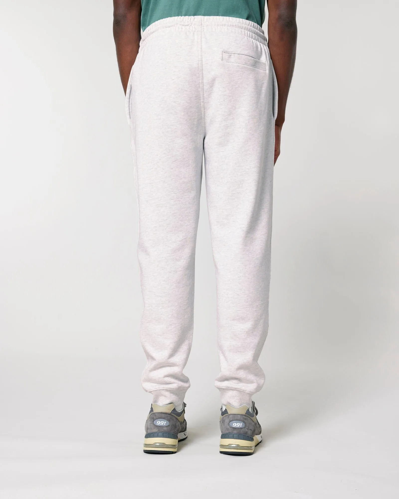 Men's Organic Cotton Relaxed Fit Joggers | Cloud Grey Marl