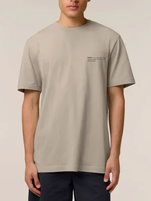 Men's Organic Cotton Relaxed Fit T-shirt | Limestone Grey