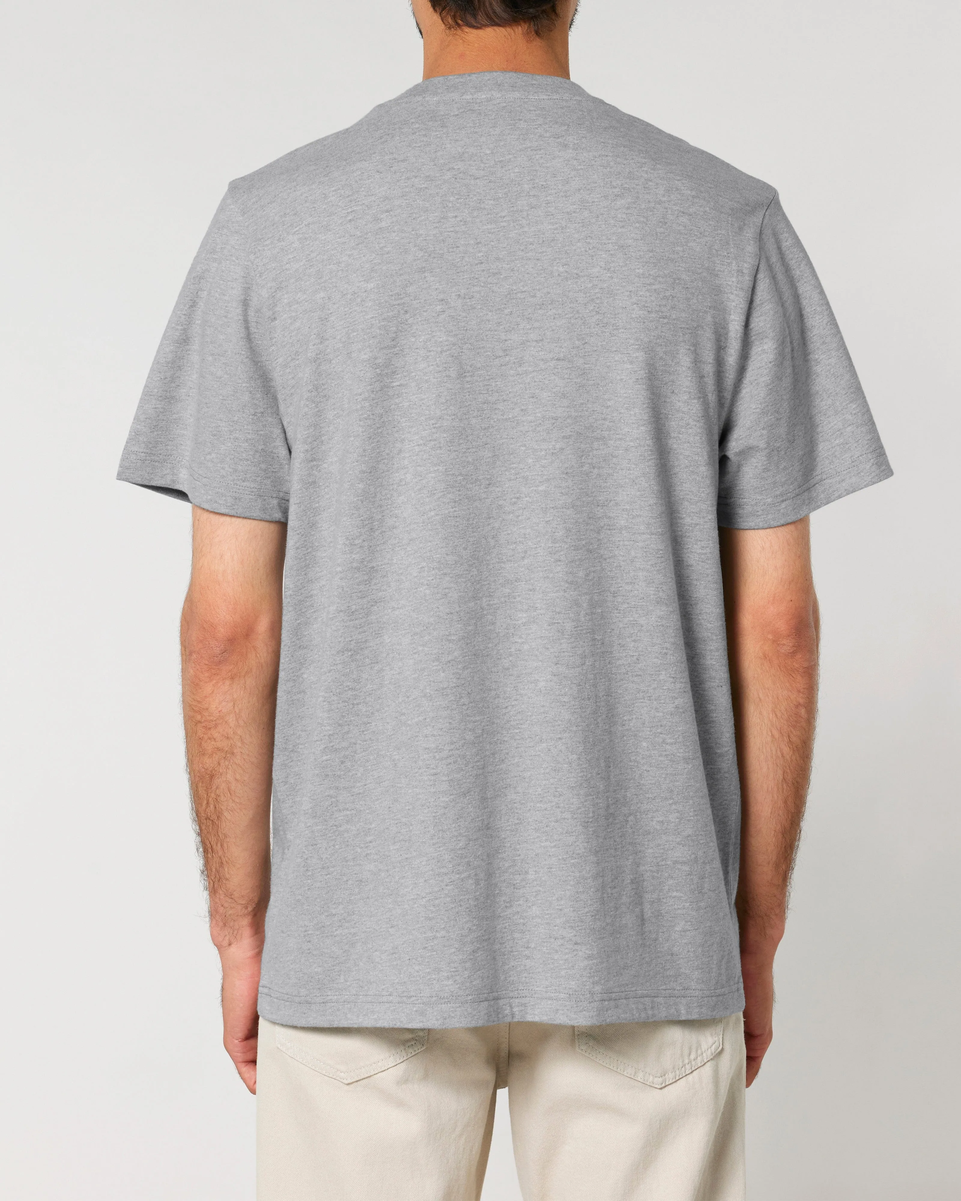 Men's Organic Cotton Relaxed Fit T-shirt | Rock Grey Marl