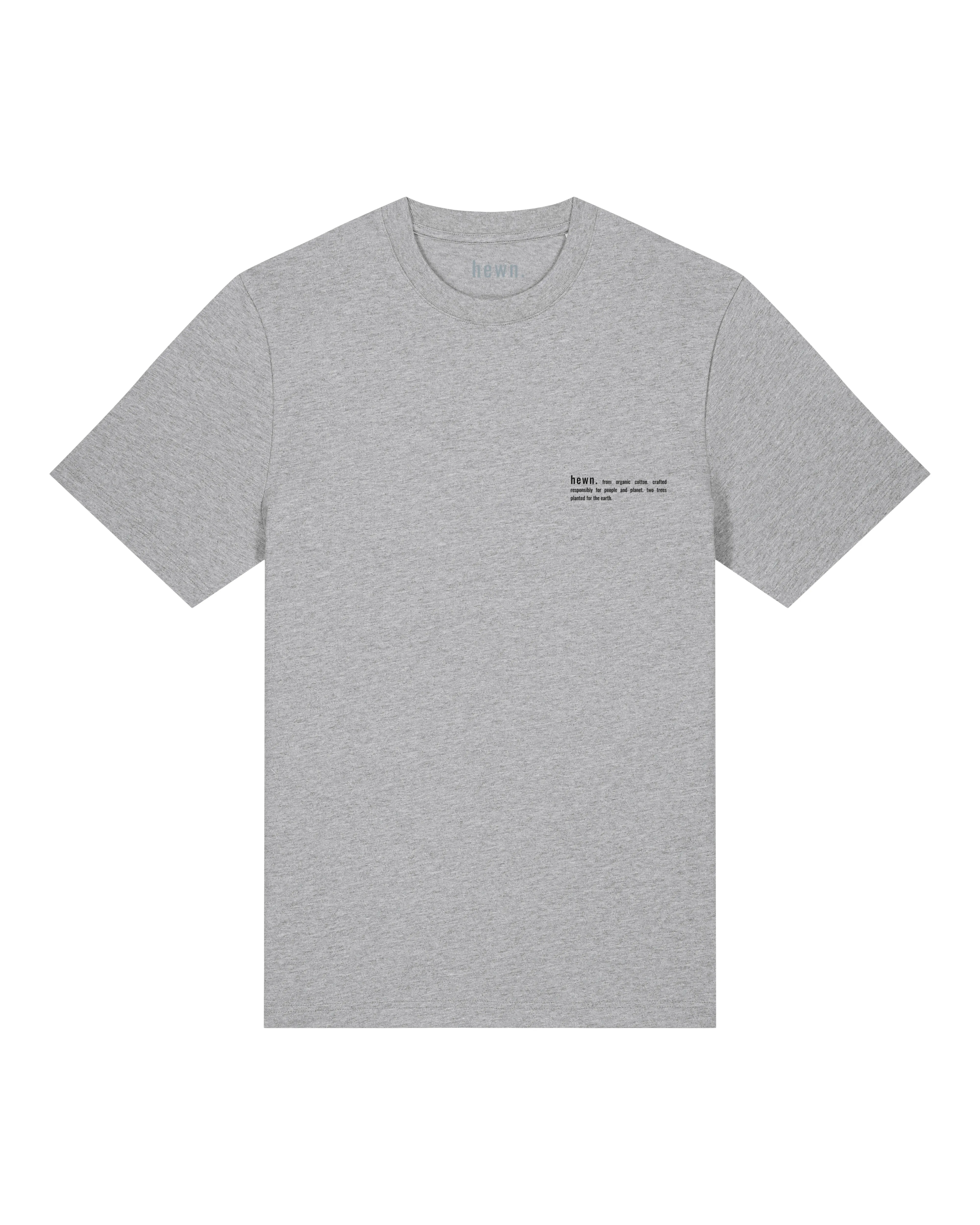 Men's Organic Cotton Relaxed Fit T-shirt | Rock Grey Marl