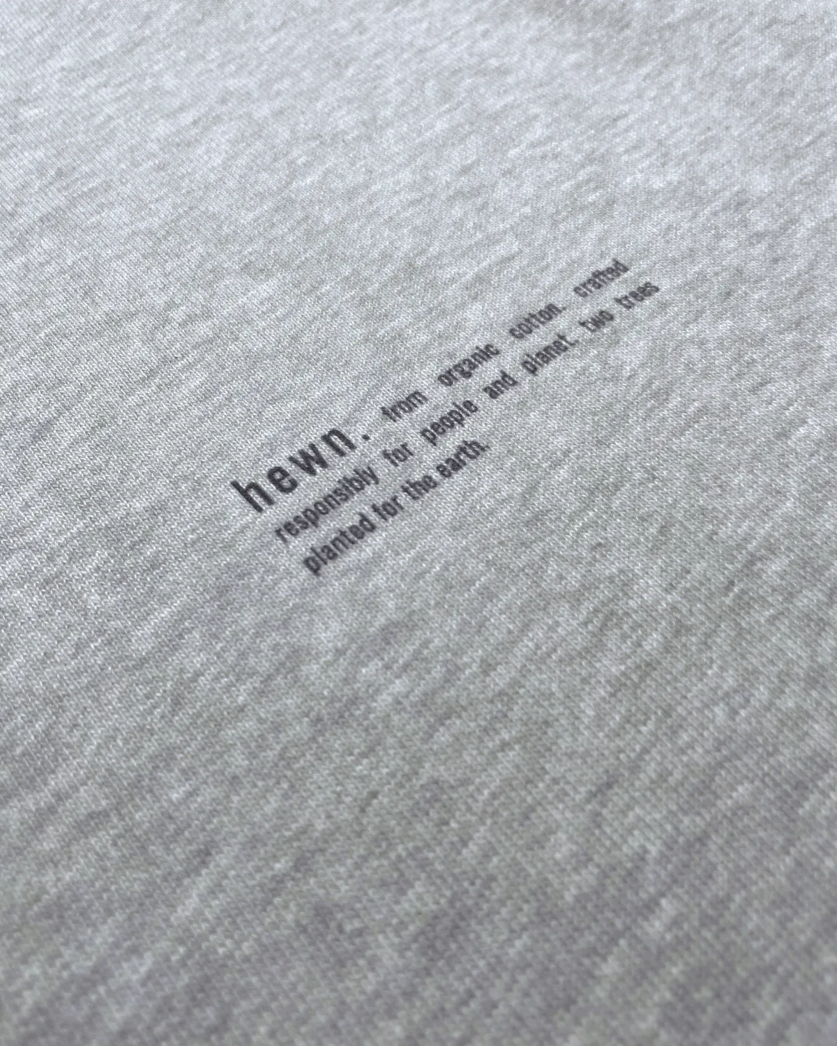 Men's Organic Cotton Relaxed Fit T-shirt | Rock Grey Marl