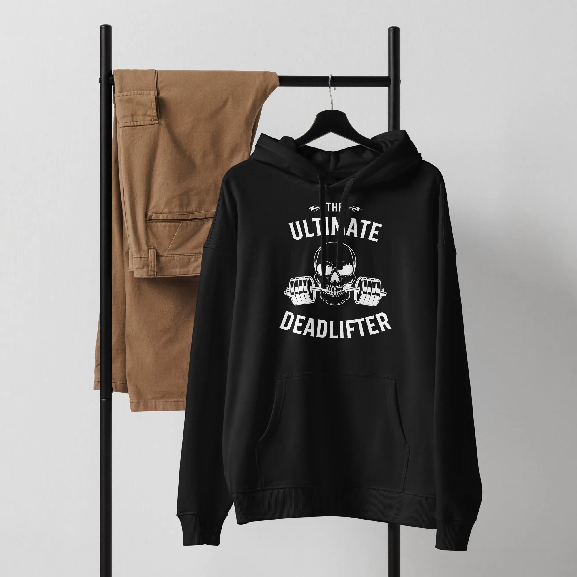 Men's Organic Relaxed Hoodie Ultimate Deadlifter | Strength Training Apparel