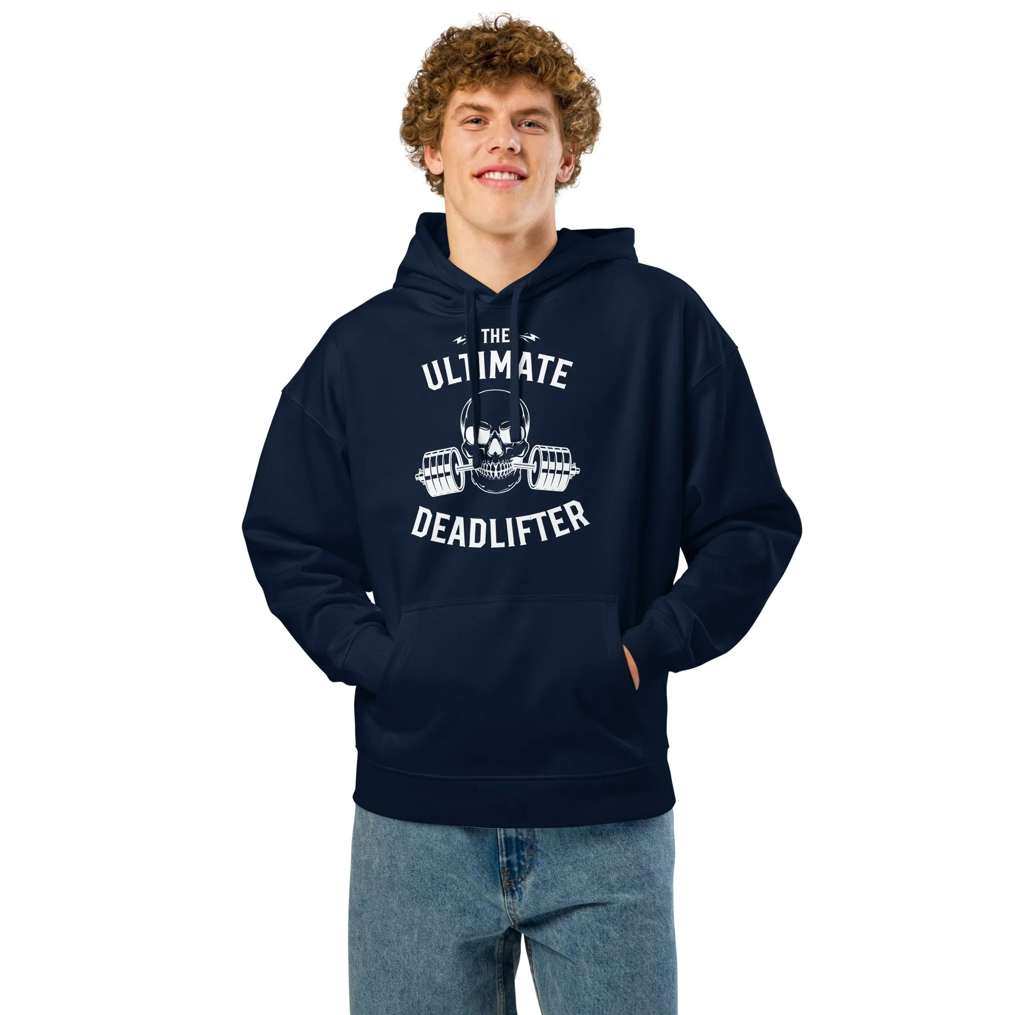 Men's Organic Relaxed Hoodie Ultimate Deadlifter | Strength Training Apparel