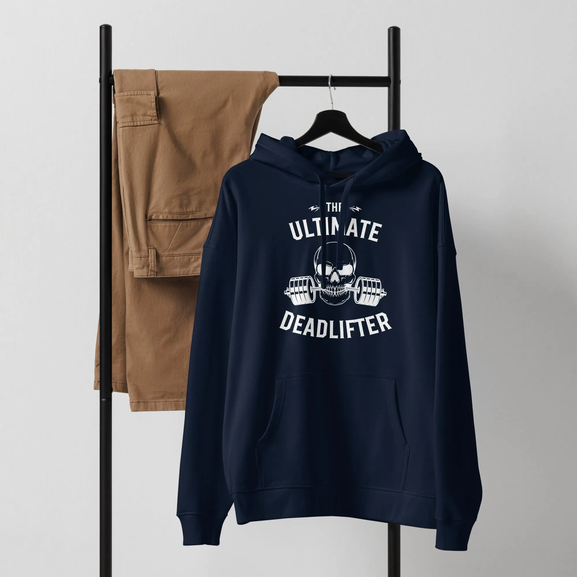 Men's Organic Relaxed Hoodie Ultimate Deadlifter | Strength Training Apparel
