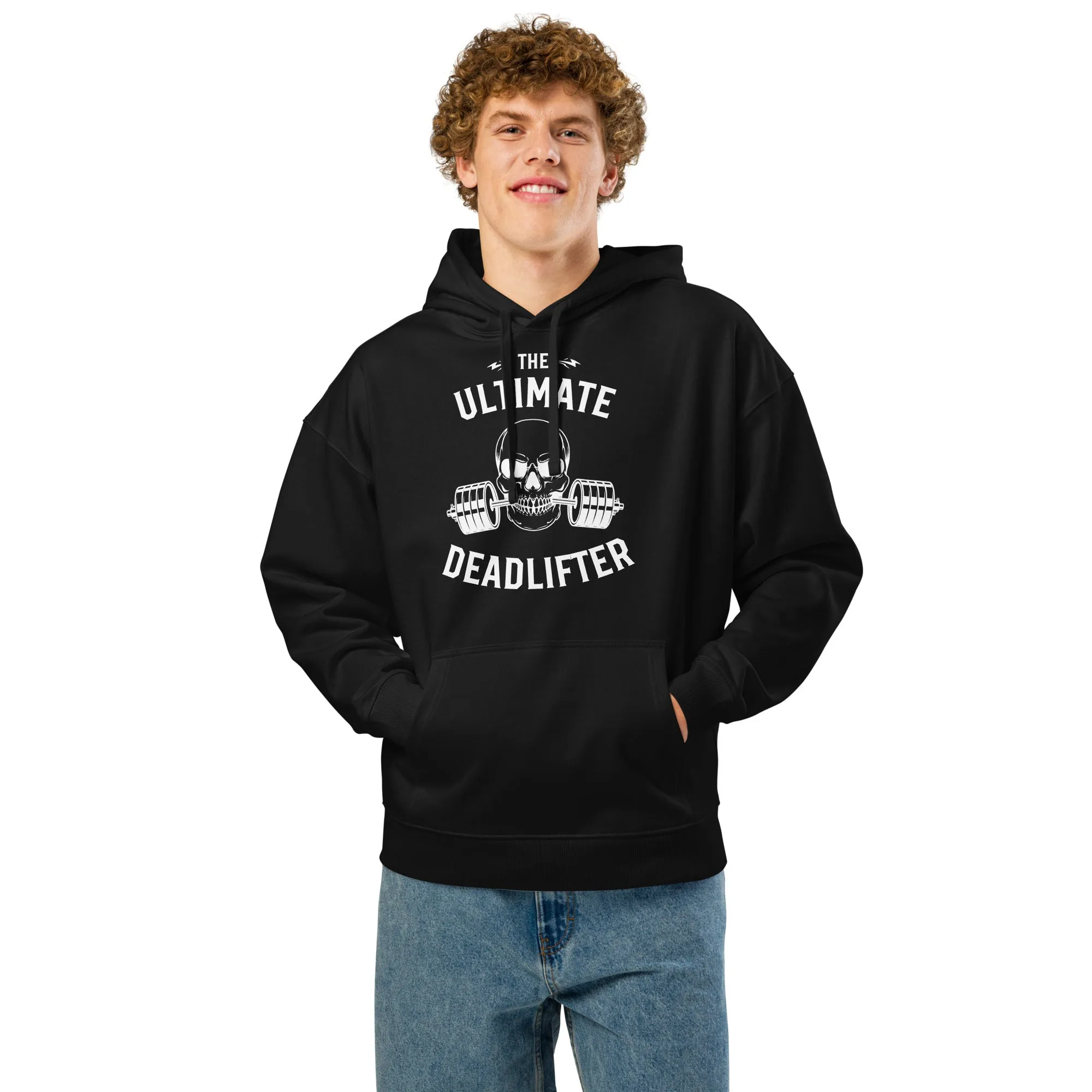 Men's Organic Relaxed Hoodie Ultimate Deadlifter | Strength Training Apparel