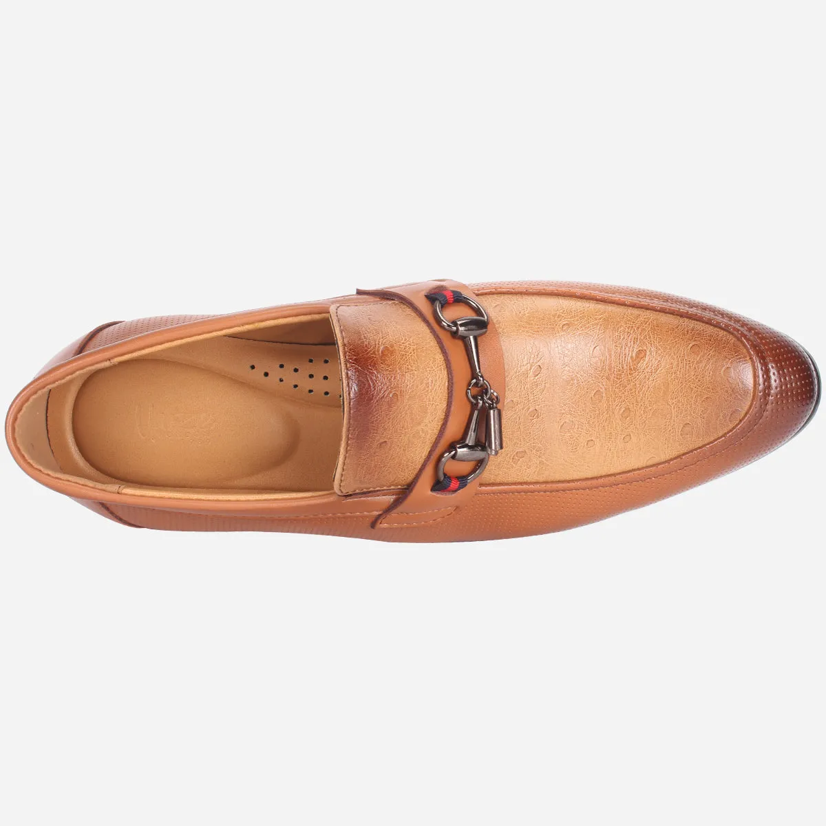 Mens "FYRRE" Leather Dress Formal Slide In Shoes