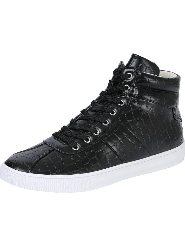 Men's Shoes PU Synthetic Casual Boots 'El General' Black Color 41277