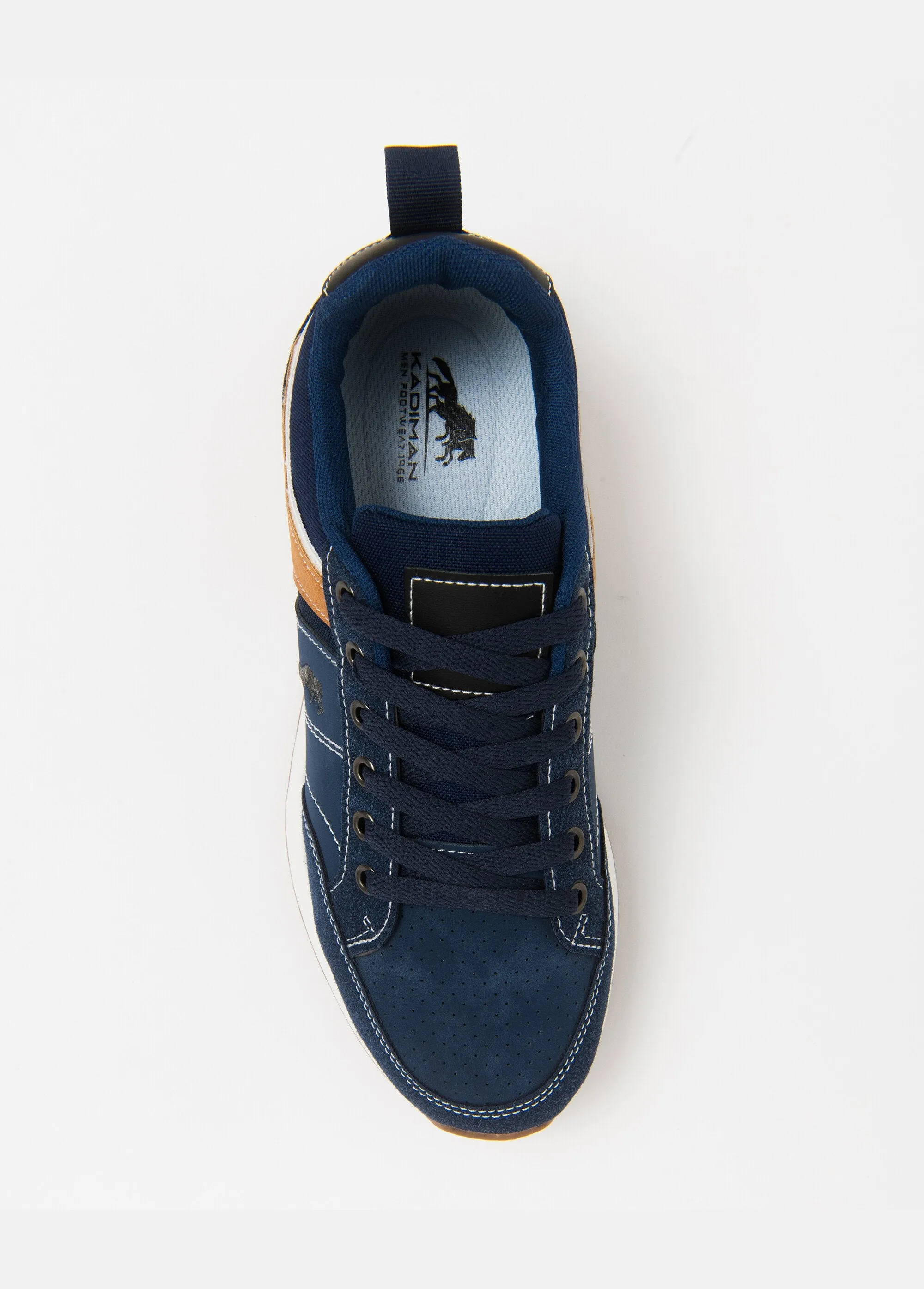 Men's sneakers in perforated material