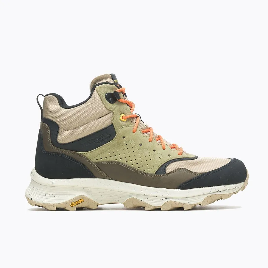 Merrell Men's Speed Solo Mid Waterproof Clay/Olive Suede J004535