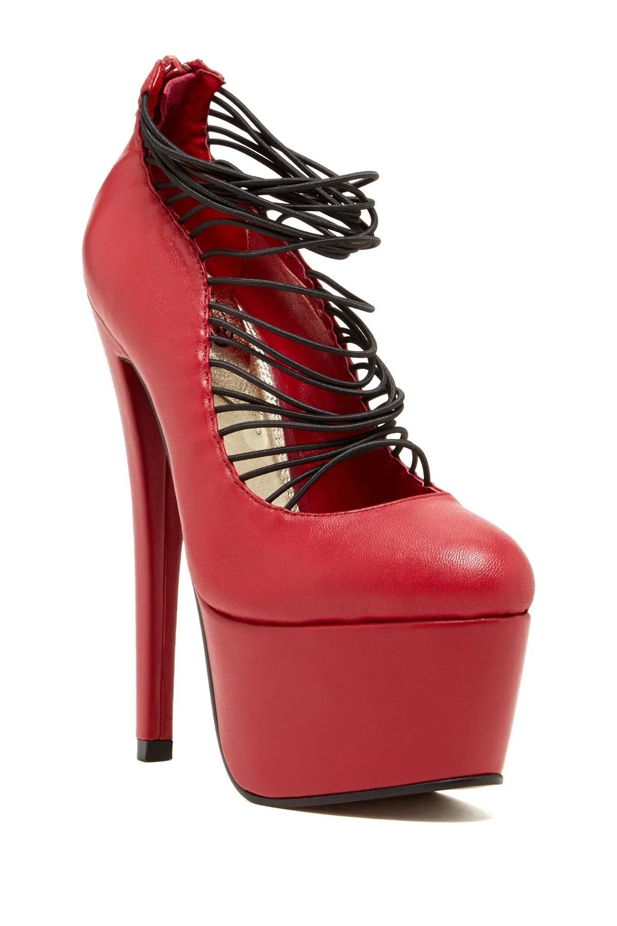 MISSION Strappy Pump Platform Stiletto