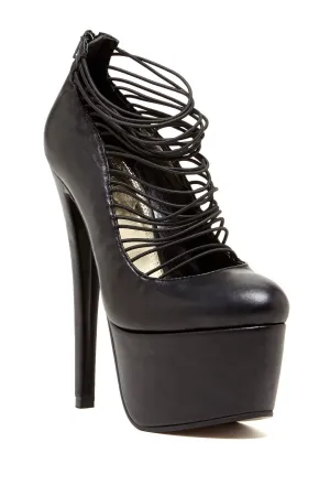 MISSION Strappy Pump Platform Stiletto