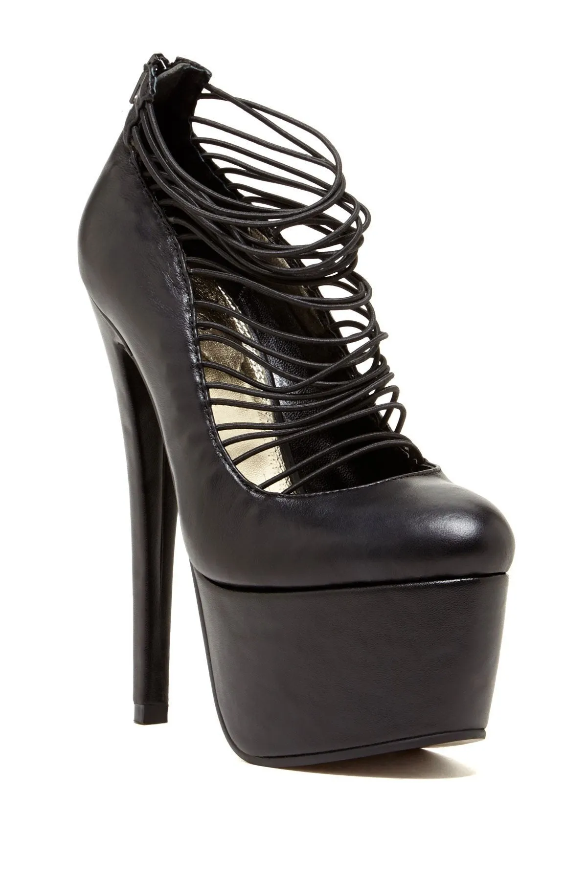 MISSION Strappy Pump Platform Stiletto
