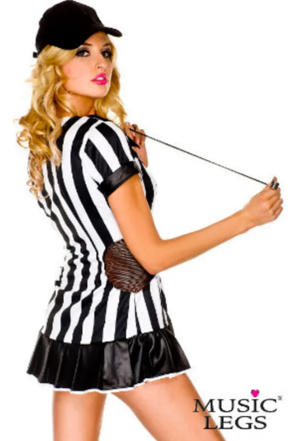 Music Legs Sexy Referee Costume