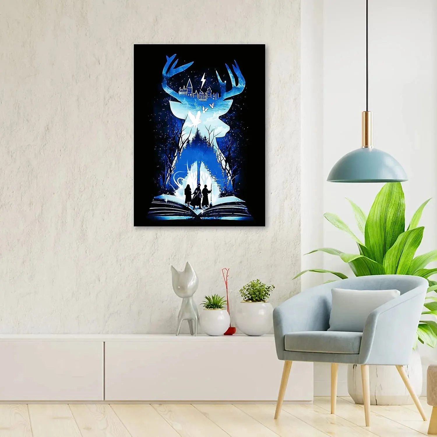NEW DIY 5D Diamond Painting Kits for Kids, Harry Potter Diamond Painting Art Round Full Drill for Adult Rhinestone Embroidery Home Wall Art Decor 12x16 inches