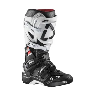 New LEATT 5.5 Flexlock GPX Off Road Boot - White / Black #LE3020002122