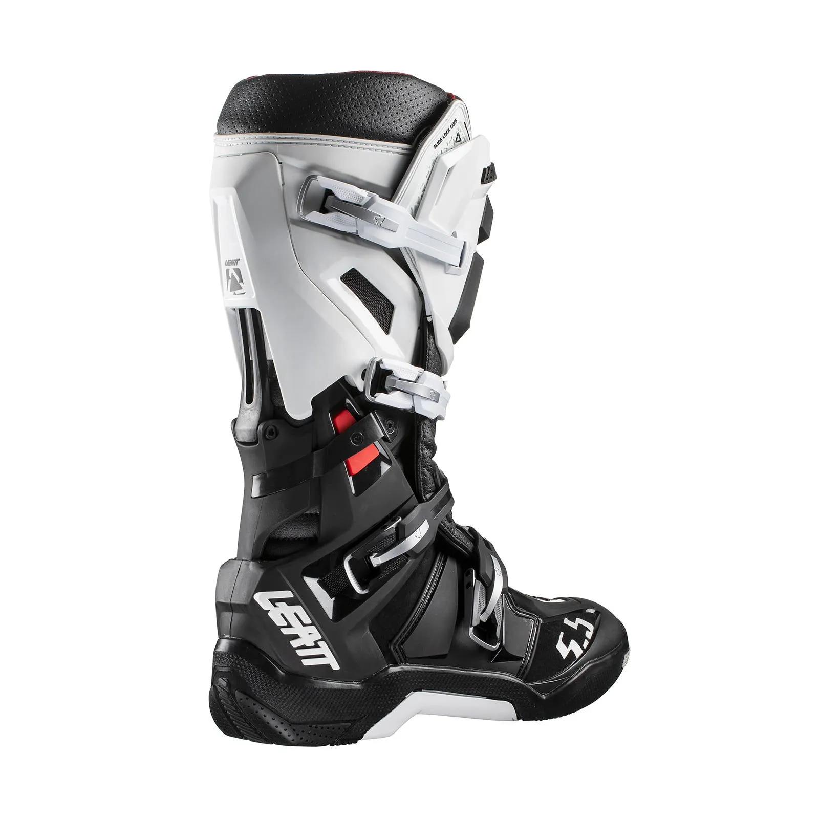New LEATT 5.5 Flexlock GPX Off Road Boot - White / Black #LE3020002125