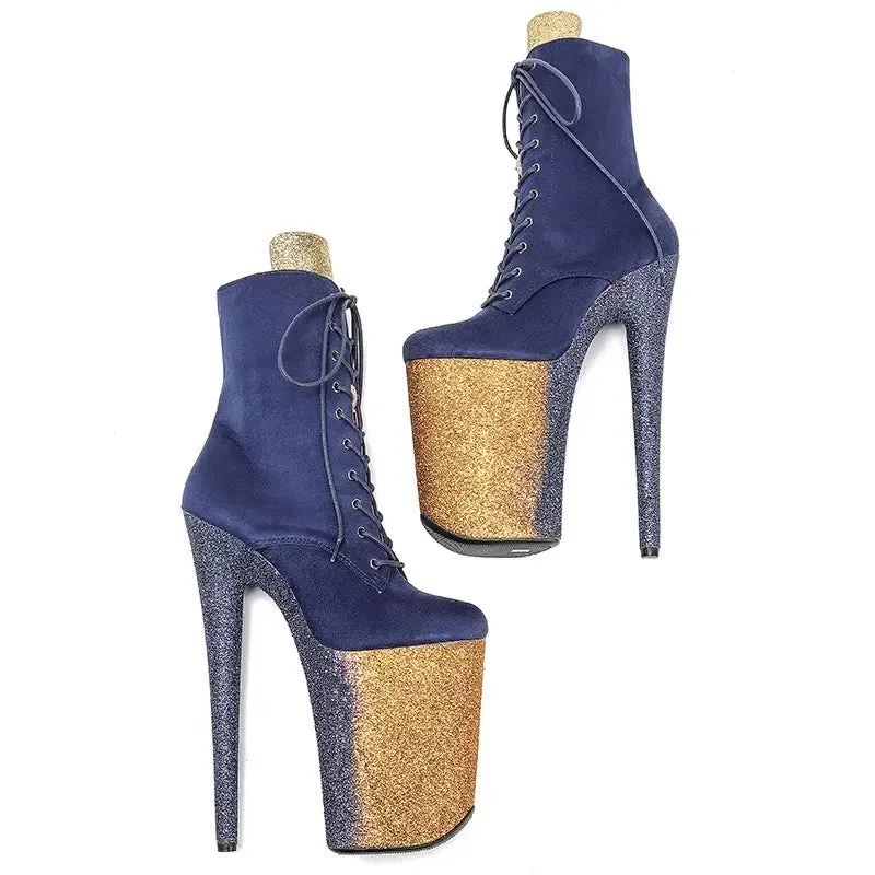New Suede upper Sexy boots 23CM/9inches High Heels