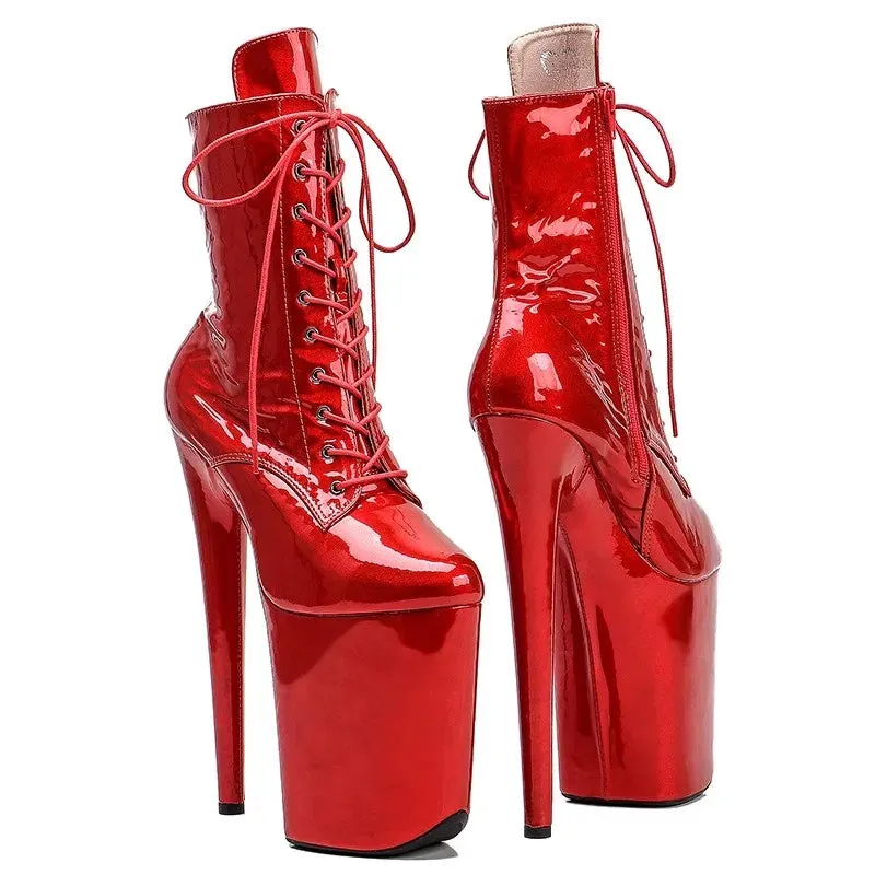 New Women PU upper Sexy boots 23CM/9inches High Heels