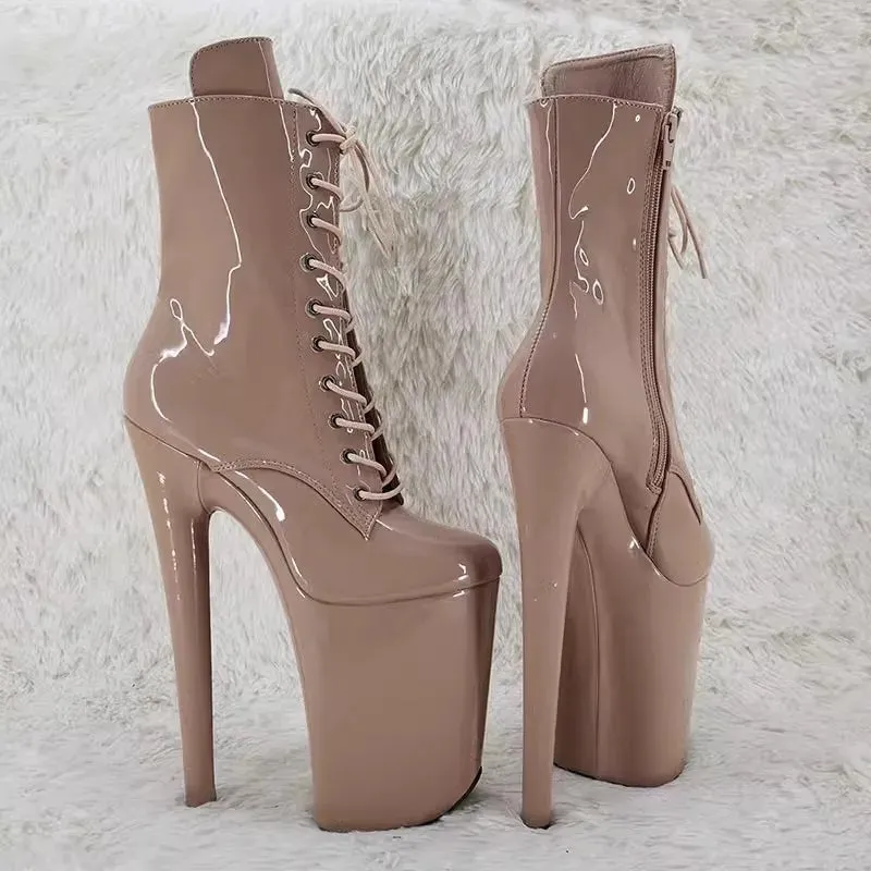 New Women PU upper Sexy boots 23CM/9inches High Heels