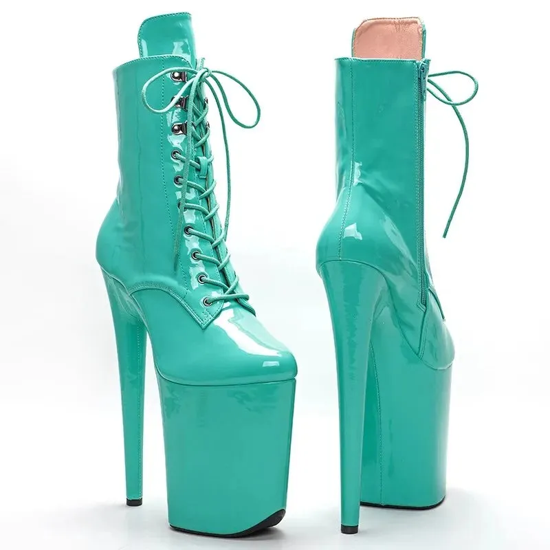 New Women PU upper Sexy boots 23CM/9inches High Heels