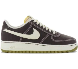 Nike Air Force 1 07 Premium - Sneakers Schuhe Canvas Baroque-Braun CI9349-201