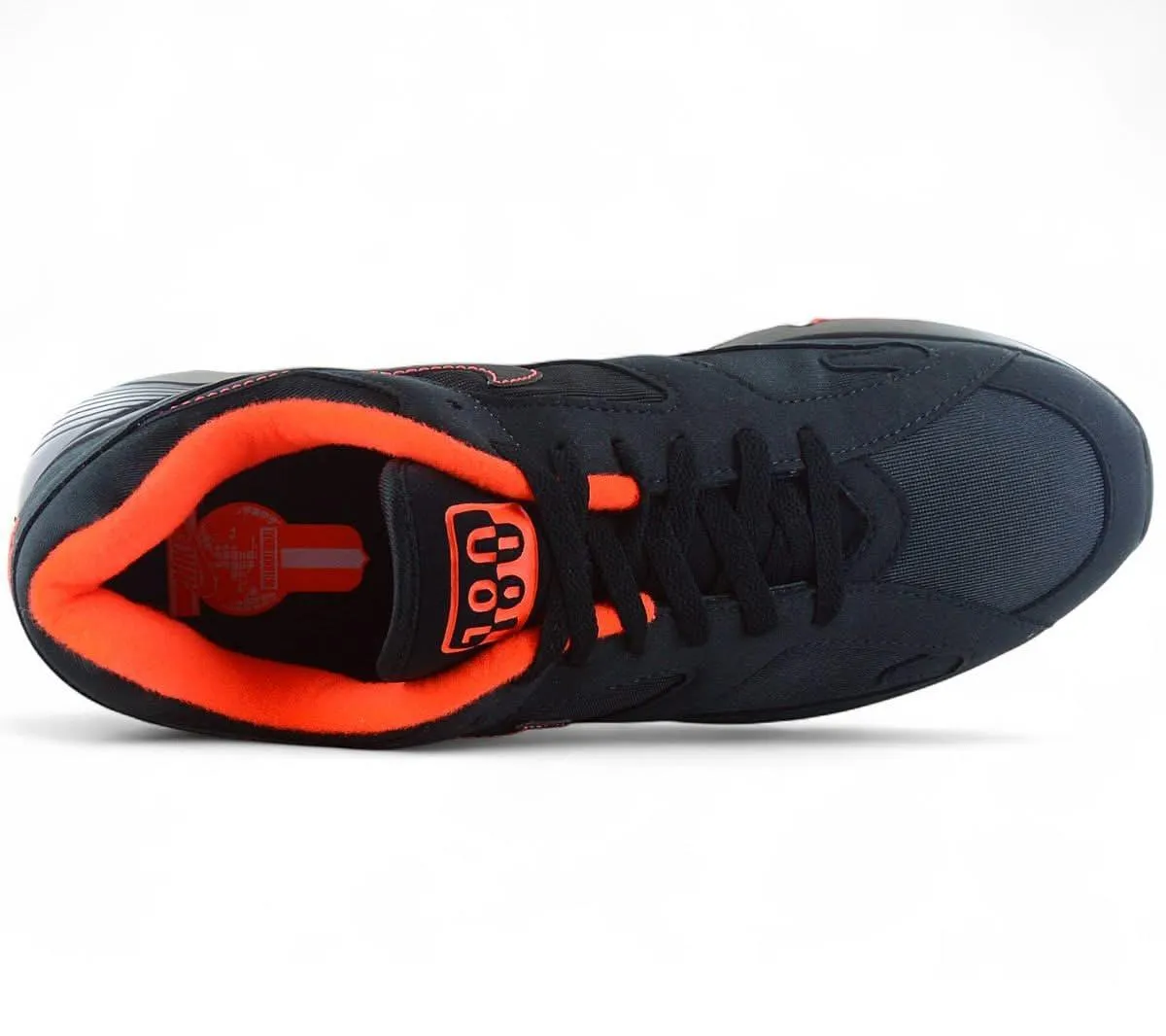 Nike Air Max 180 - Black Hyper Crimson - Herren Schuhe Sneakers Schwarz FJ9259-002