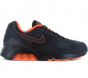 Nike Air Max 180 - Black Hyper Crimson - Herren Schuhe Sneakers Schwarz FJ9259-002