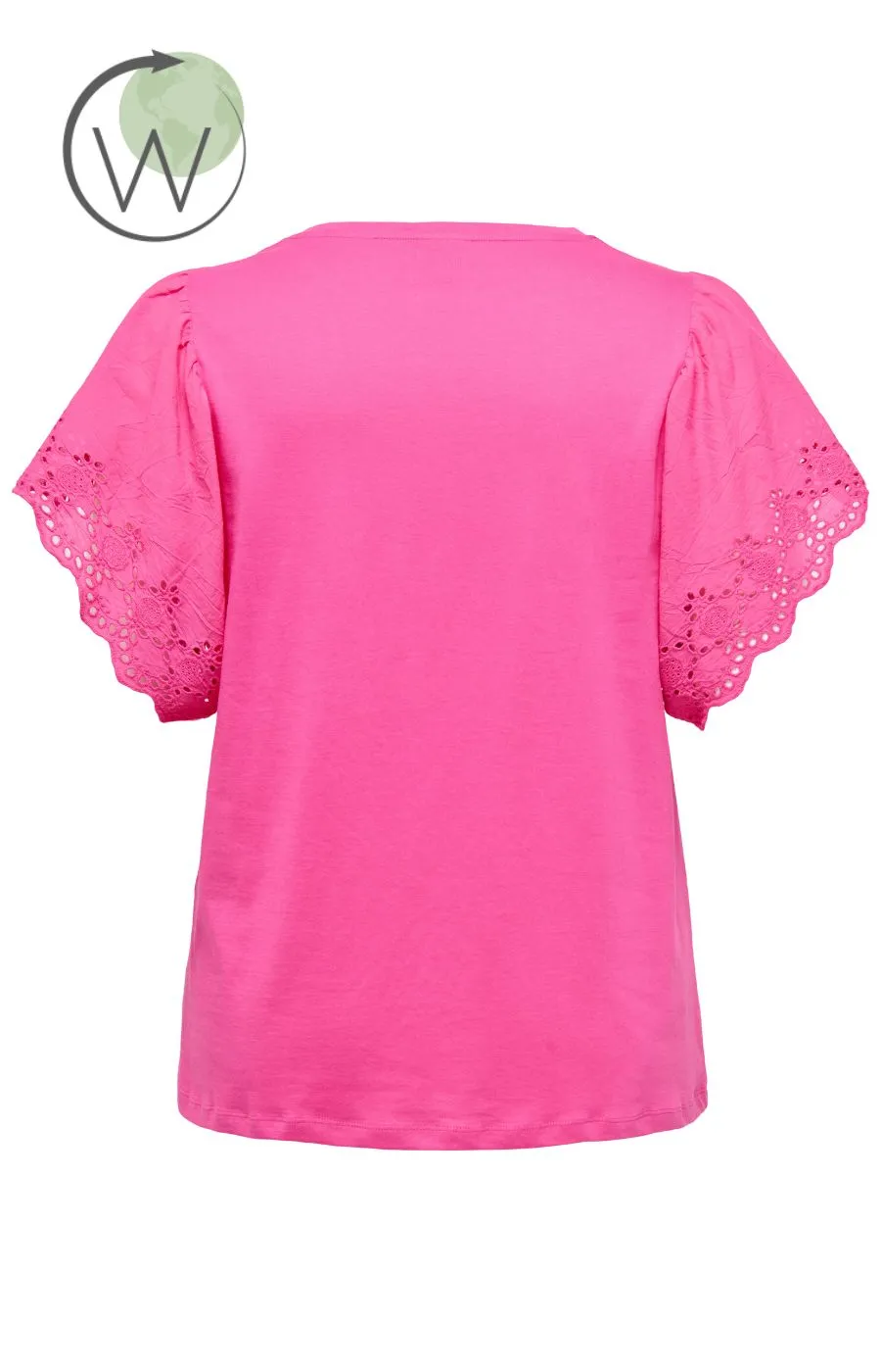 Only Carmakoma Helena T-Shirt in Pink